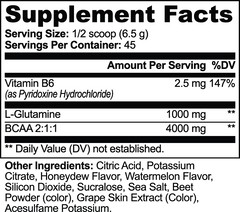 BCAA Post Workout Powder (Honeydew/Watermelon)